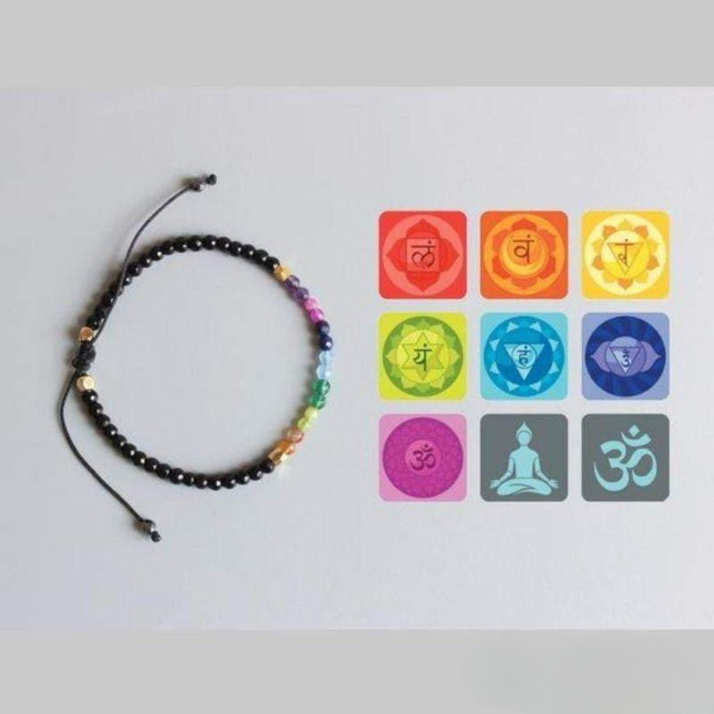 7 Chakras and 12 Constellations Bracelet