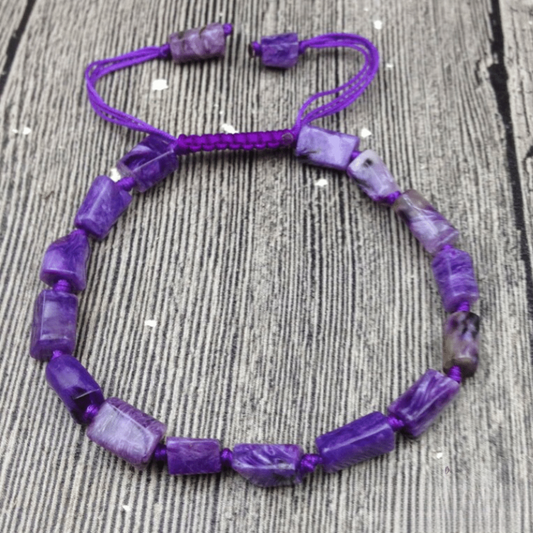 Bracelet Ajustable en Charoïte