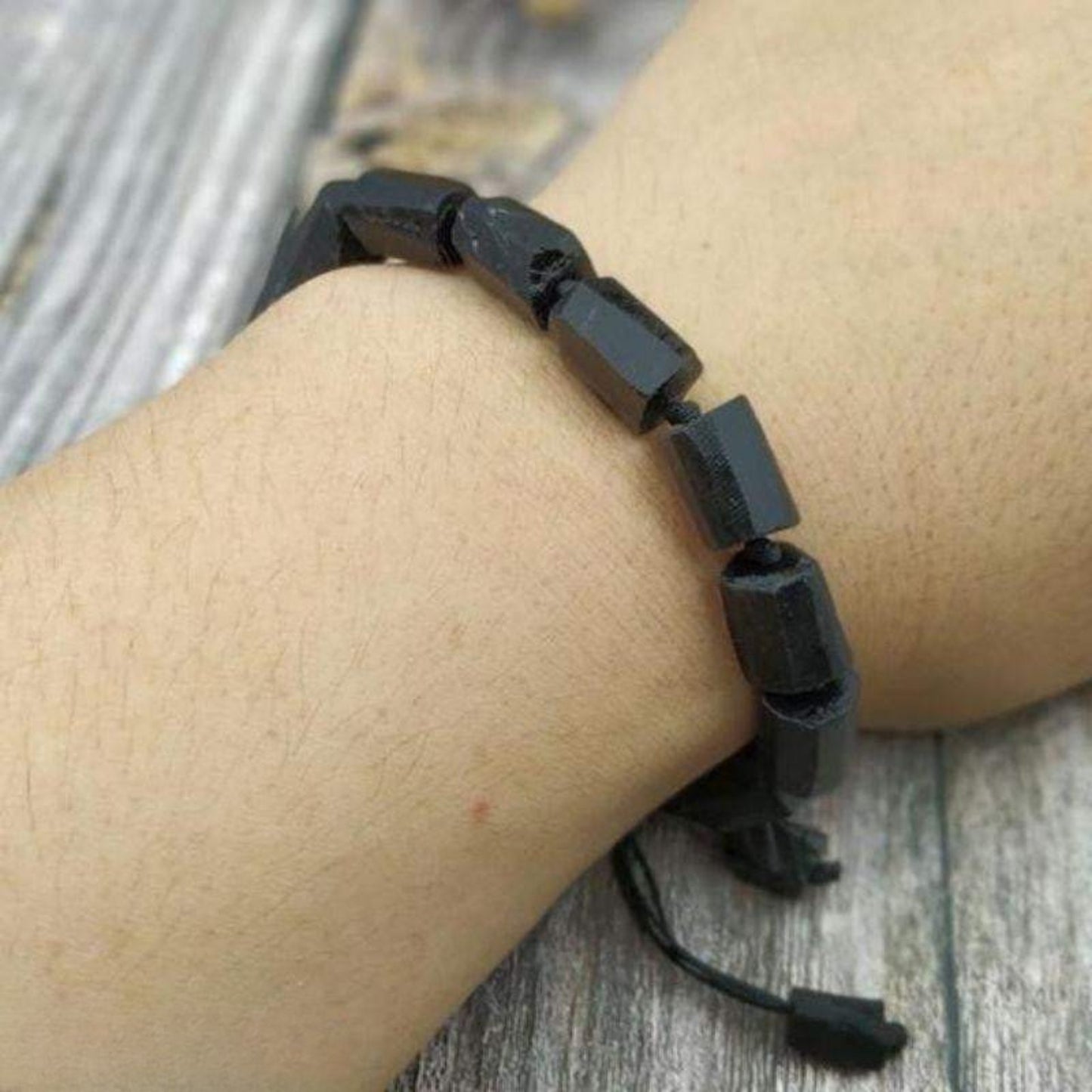 Raw Black Tourmaline Bracelet