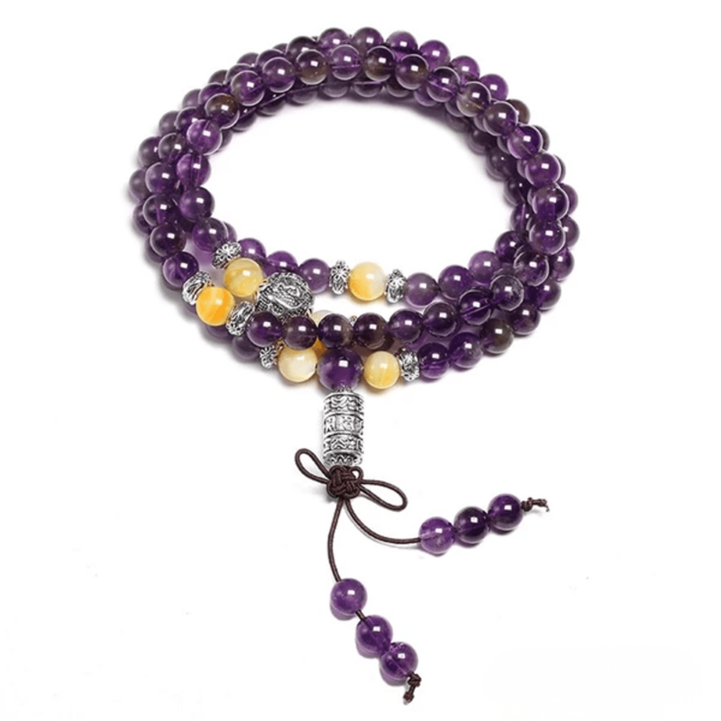 Tibetan amethyst bracelet