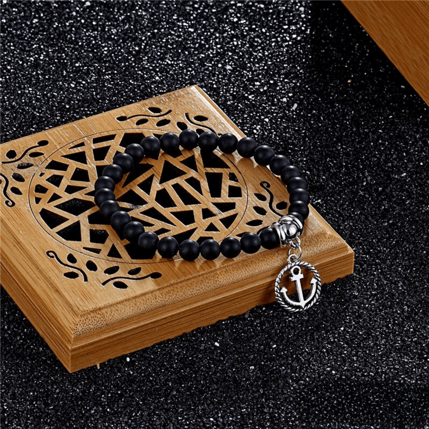 Bracelet Ancre en Perles