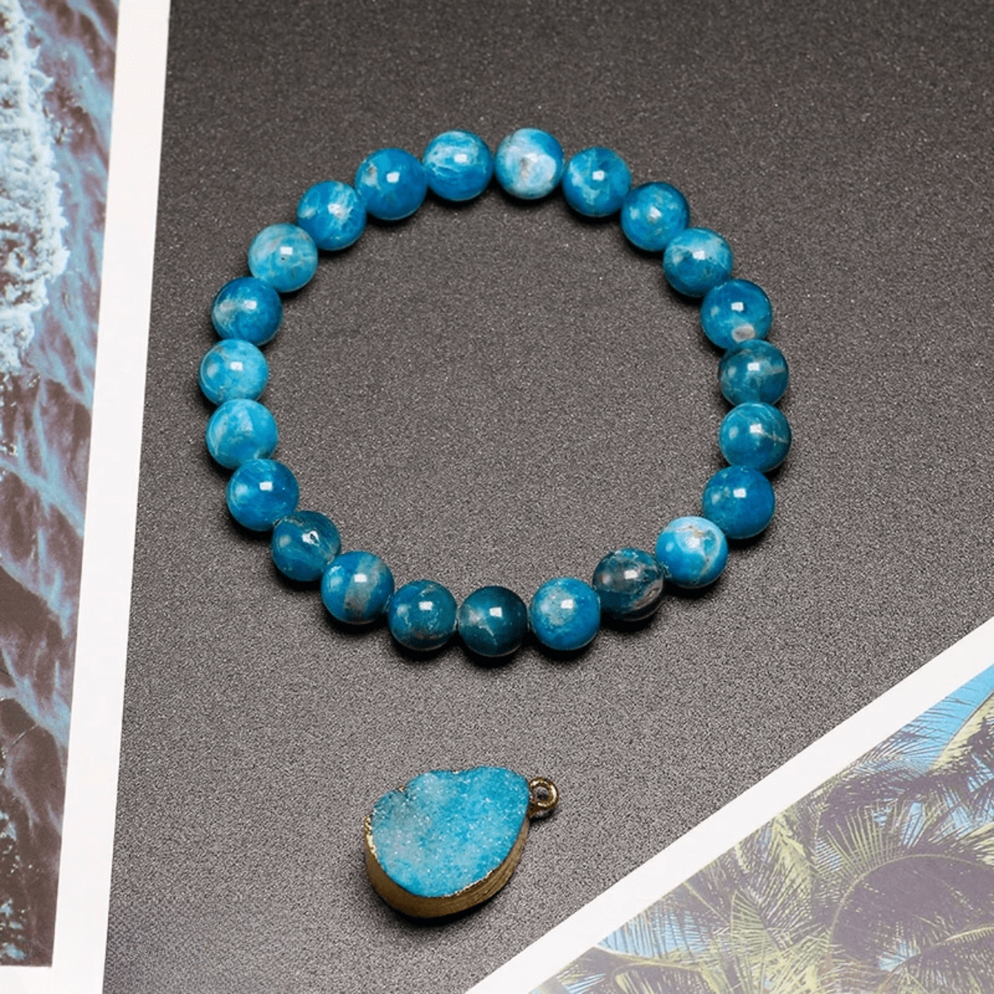 Blue Apatite Bracelet – AAA+ Quality