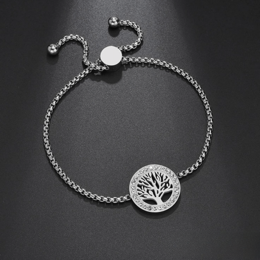 Bracelet Arbre de Vie en Acier Inoxydable