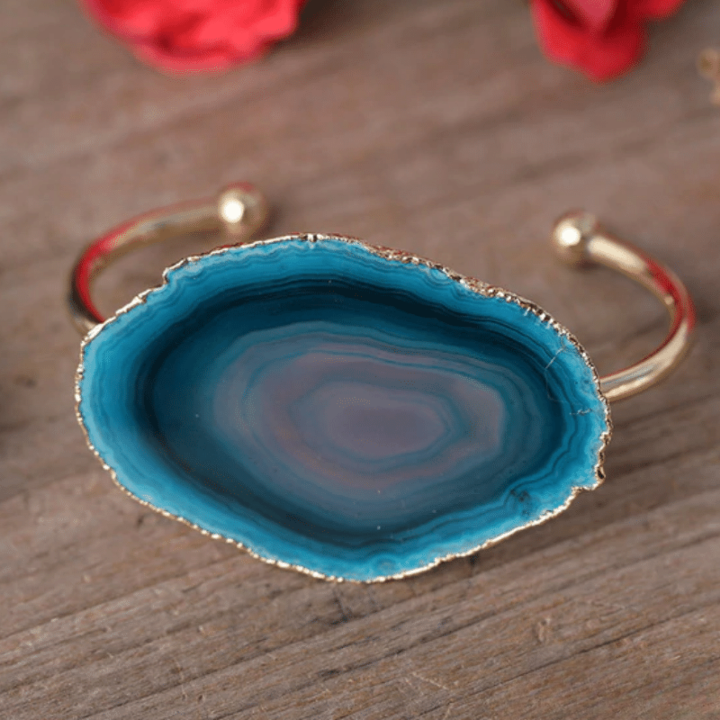 Bracelet Bangle en Agate