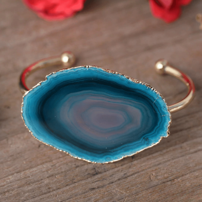 Bracelet Bangle en Agate