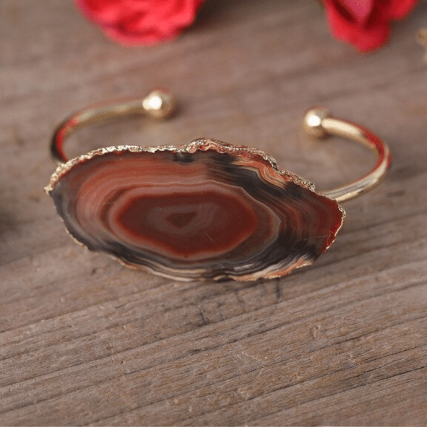 Bracelet Bangle en Agate