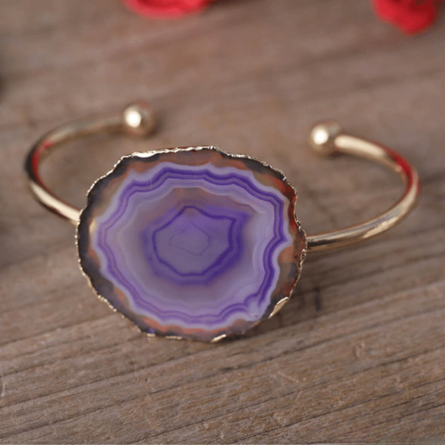 Bracelet Bangle en Agate