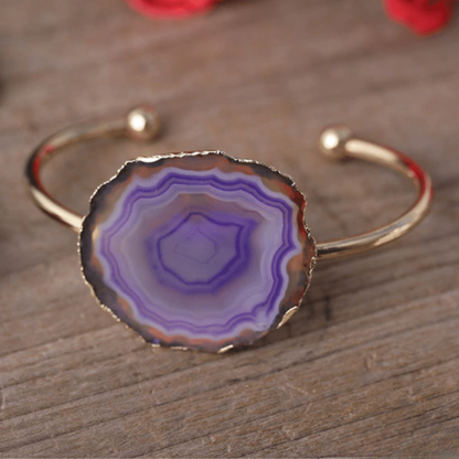 Bracelet Bangle en Agate
