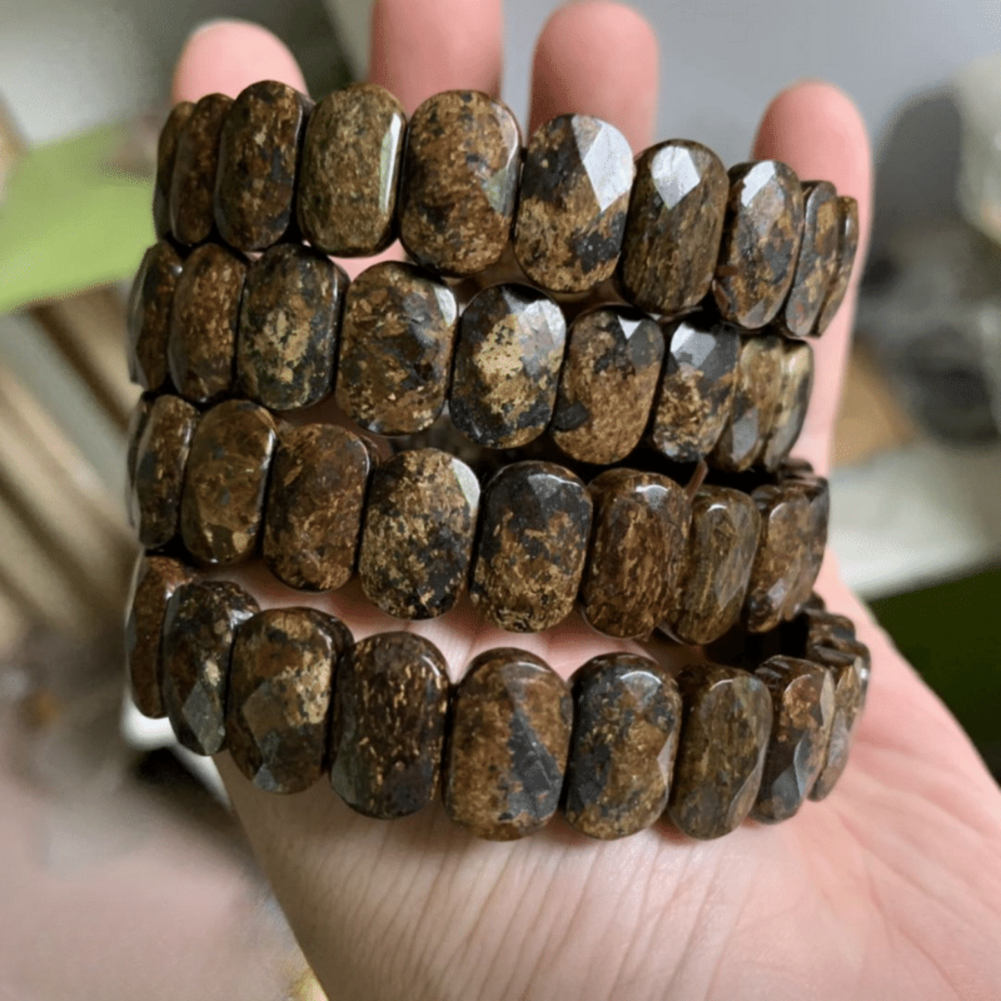 Bracelet Bangle en Bronzite