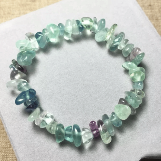 Bracelet Baroque en Fluorite