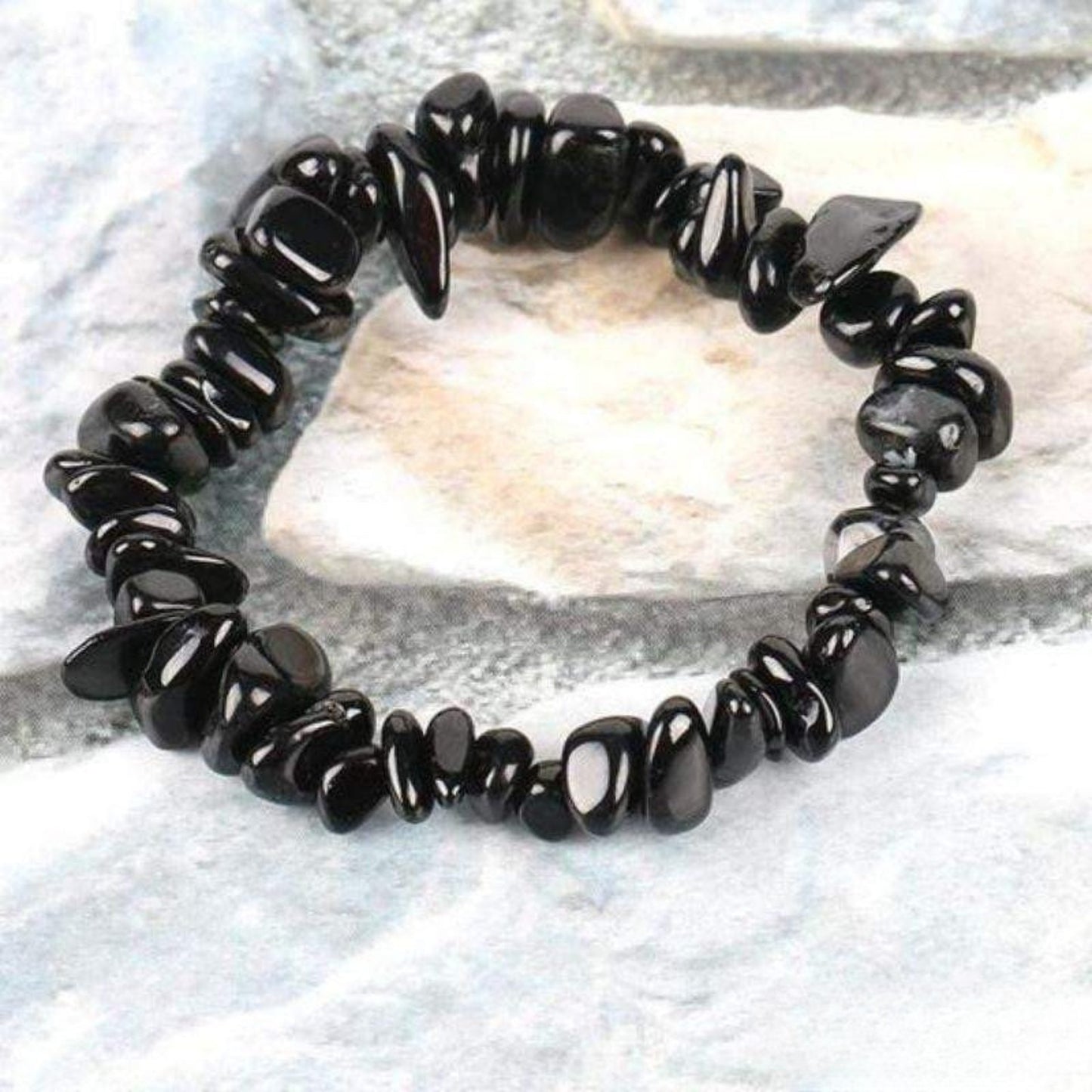 Baroque Black Tourmaline Bracelet