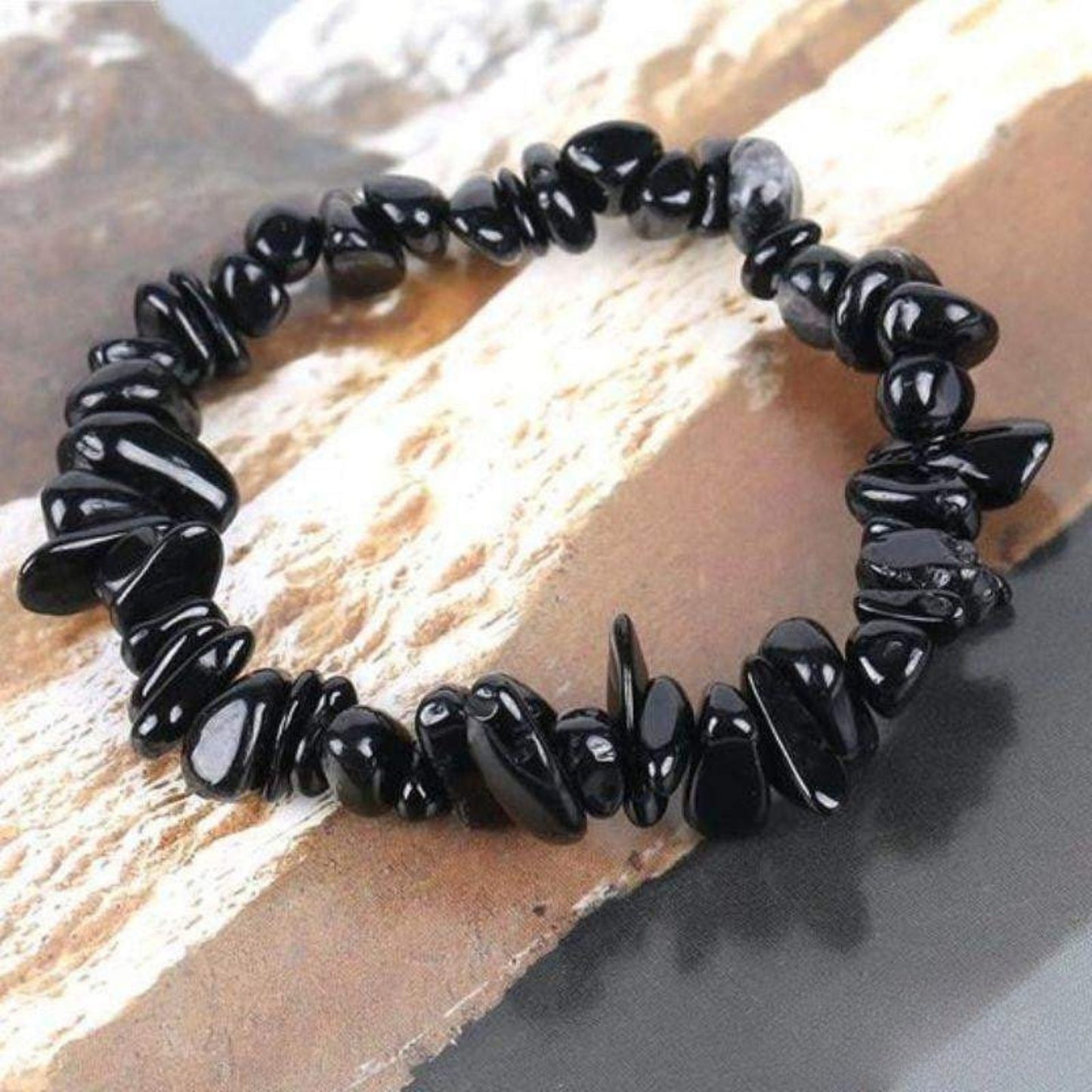 Baroque Black Tourmaline Bracelet
