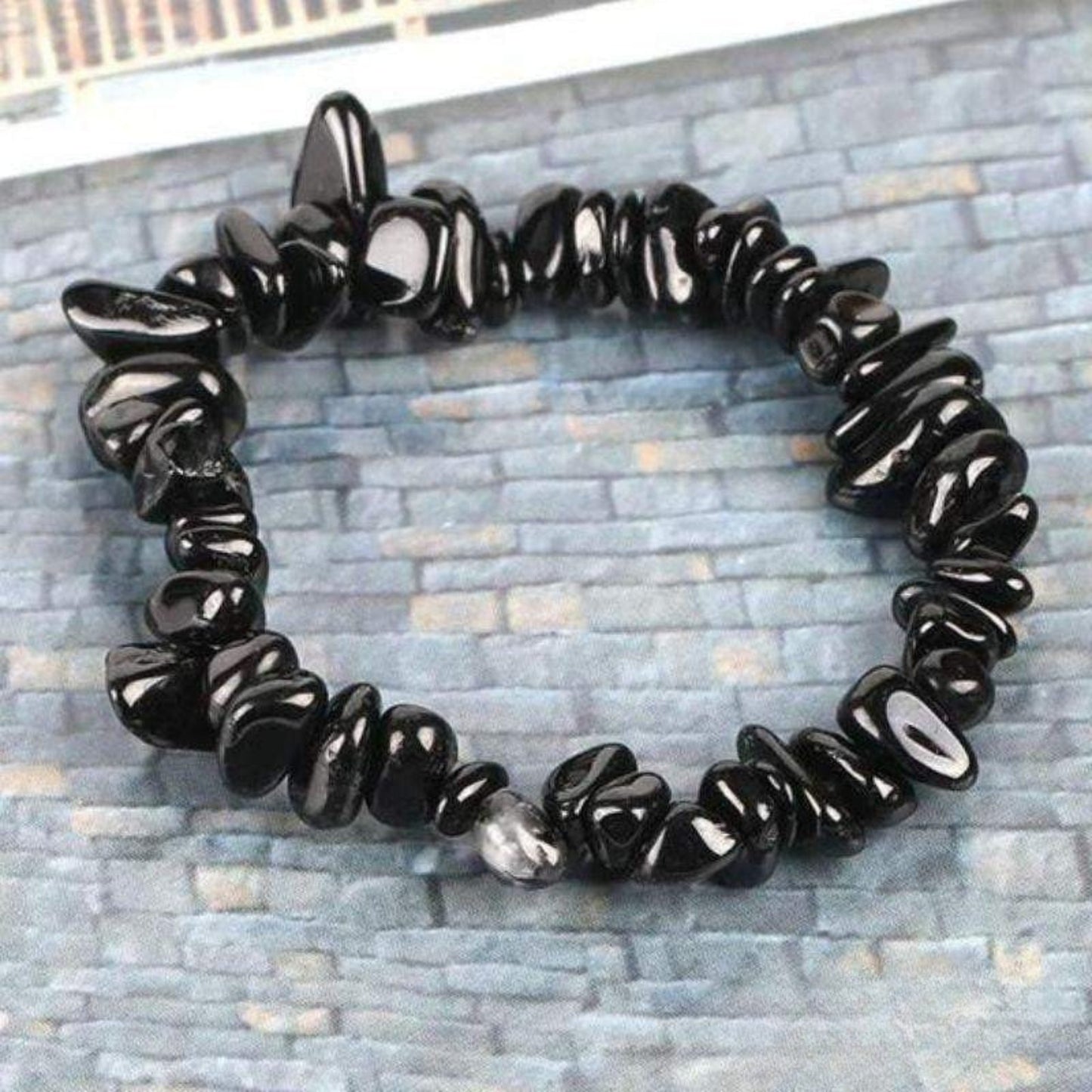 Baroque Black Tourmaline Bracelet