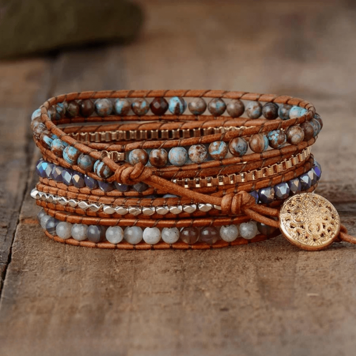 Bracelet Bohème Labradorite