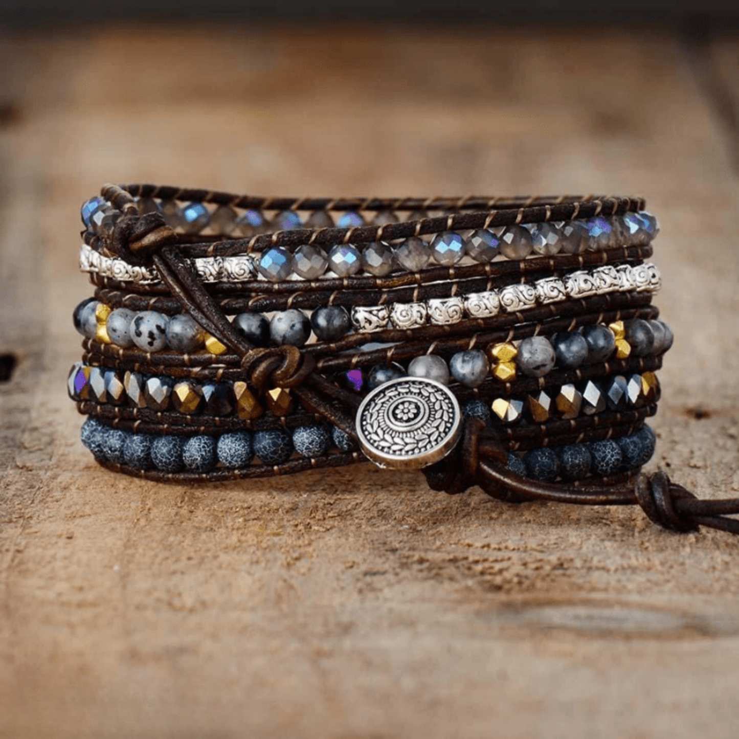 Bracelet Bohème Onyx Noir