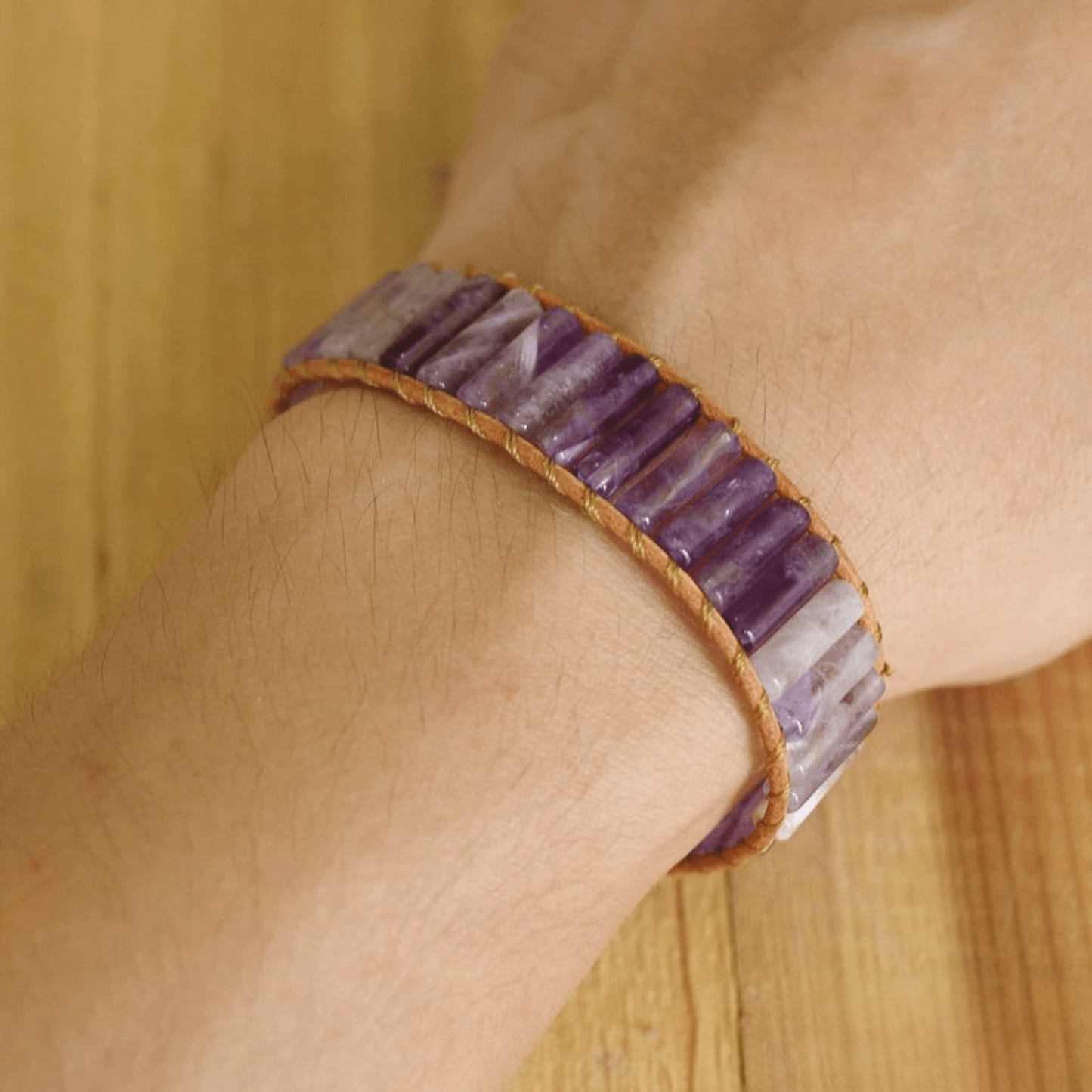 Bracelet Wrap in Amethyst