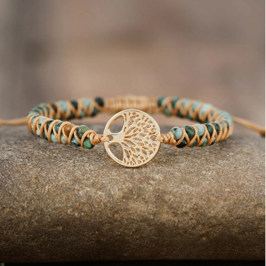 Bracelet Boho en Jaspe Africain