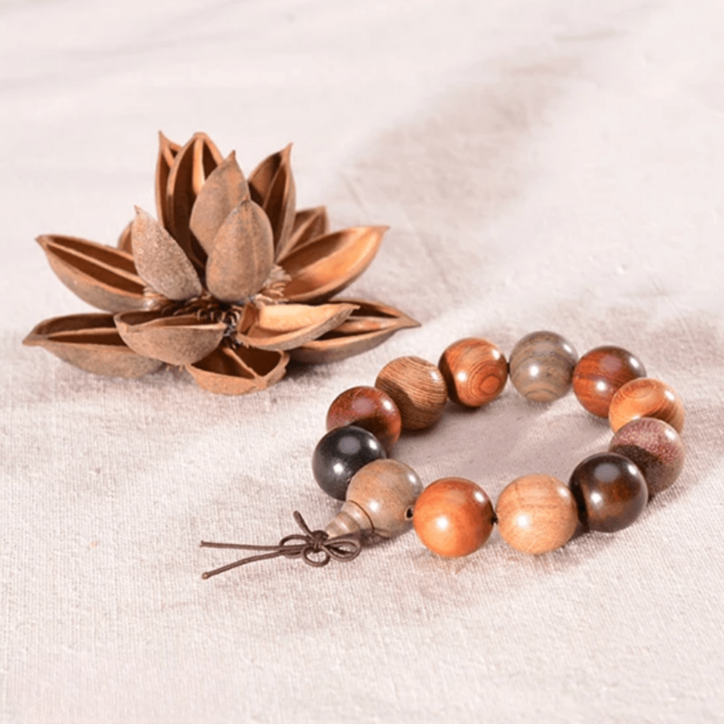 Tibetan wooden bracelet