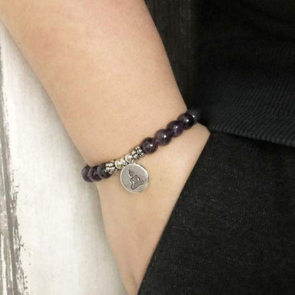 Bracelet Bouddha en Améthyste