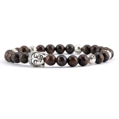 Bracelet Bouddha en Bronzite