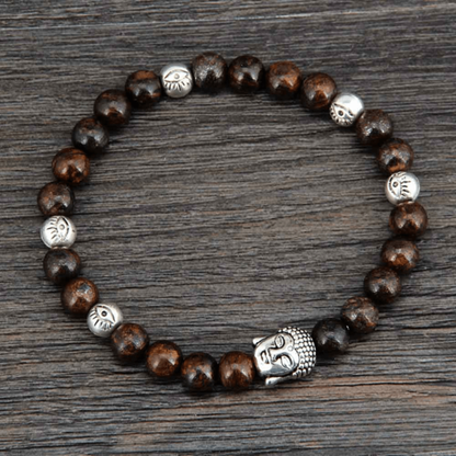 Bracelet Bouddha en Bronzite