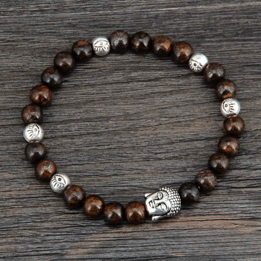 Bracelet Bouddha en Bronzite