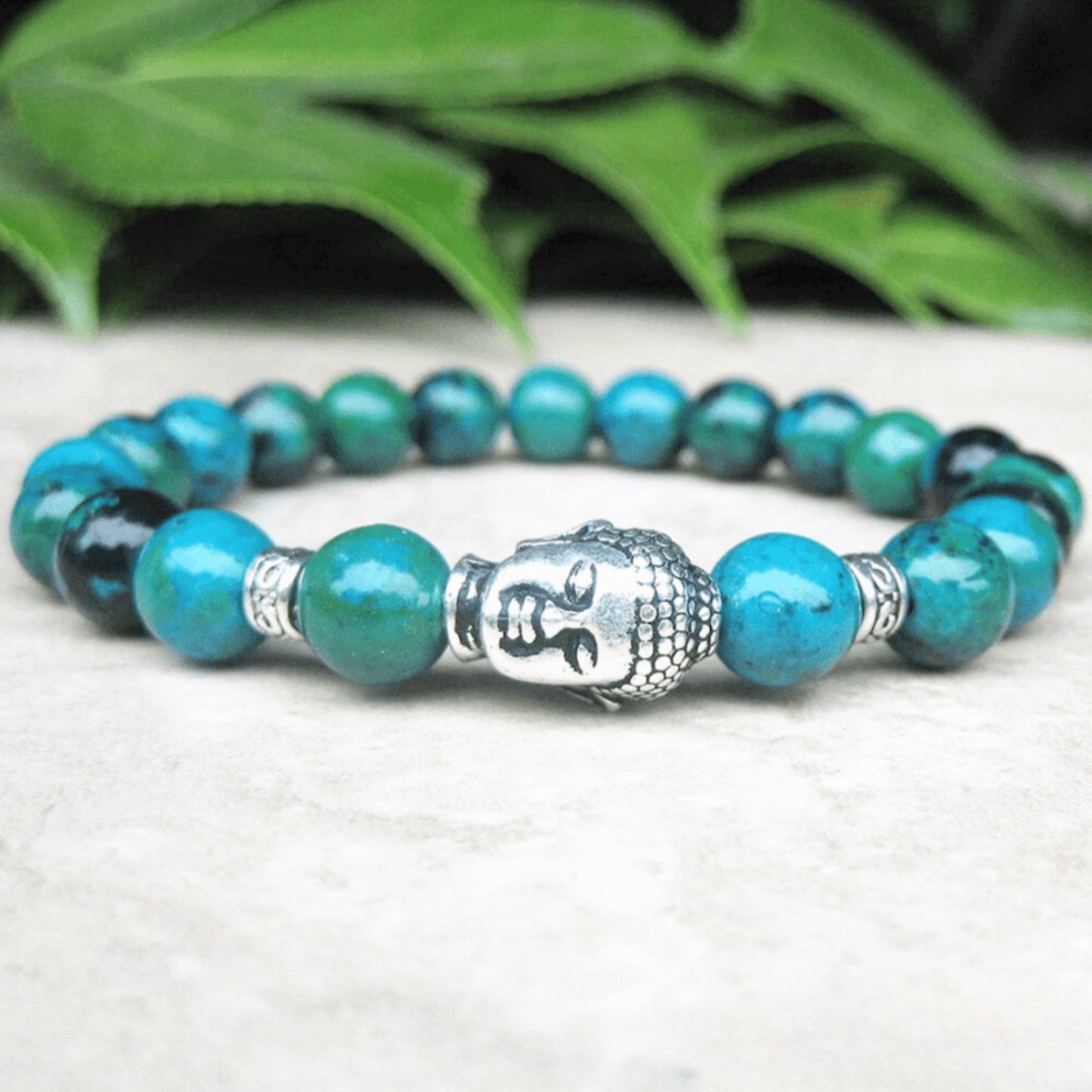 Bracelet Bouddha en Chrysocolle
