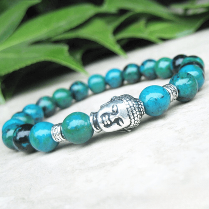 Bracelet Bouddha en Chrysocolle