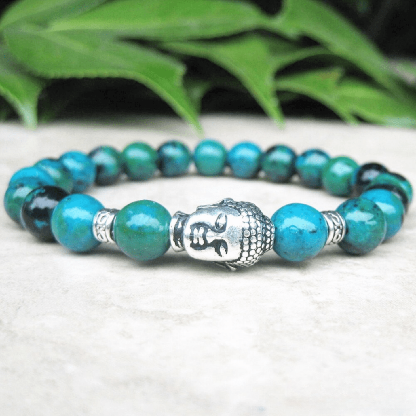 Bracelet Bouddha en Chrysocolle
