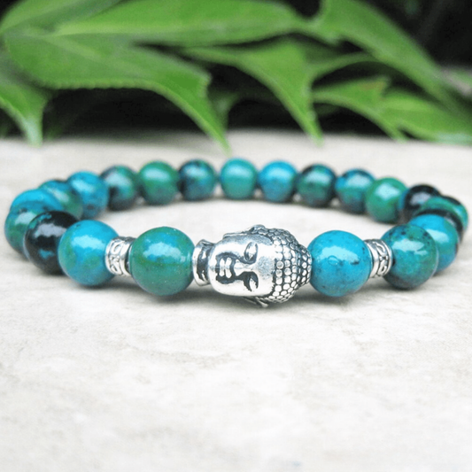 Bracelet Bouddha en Chrysocolle