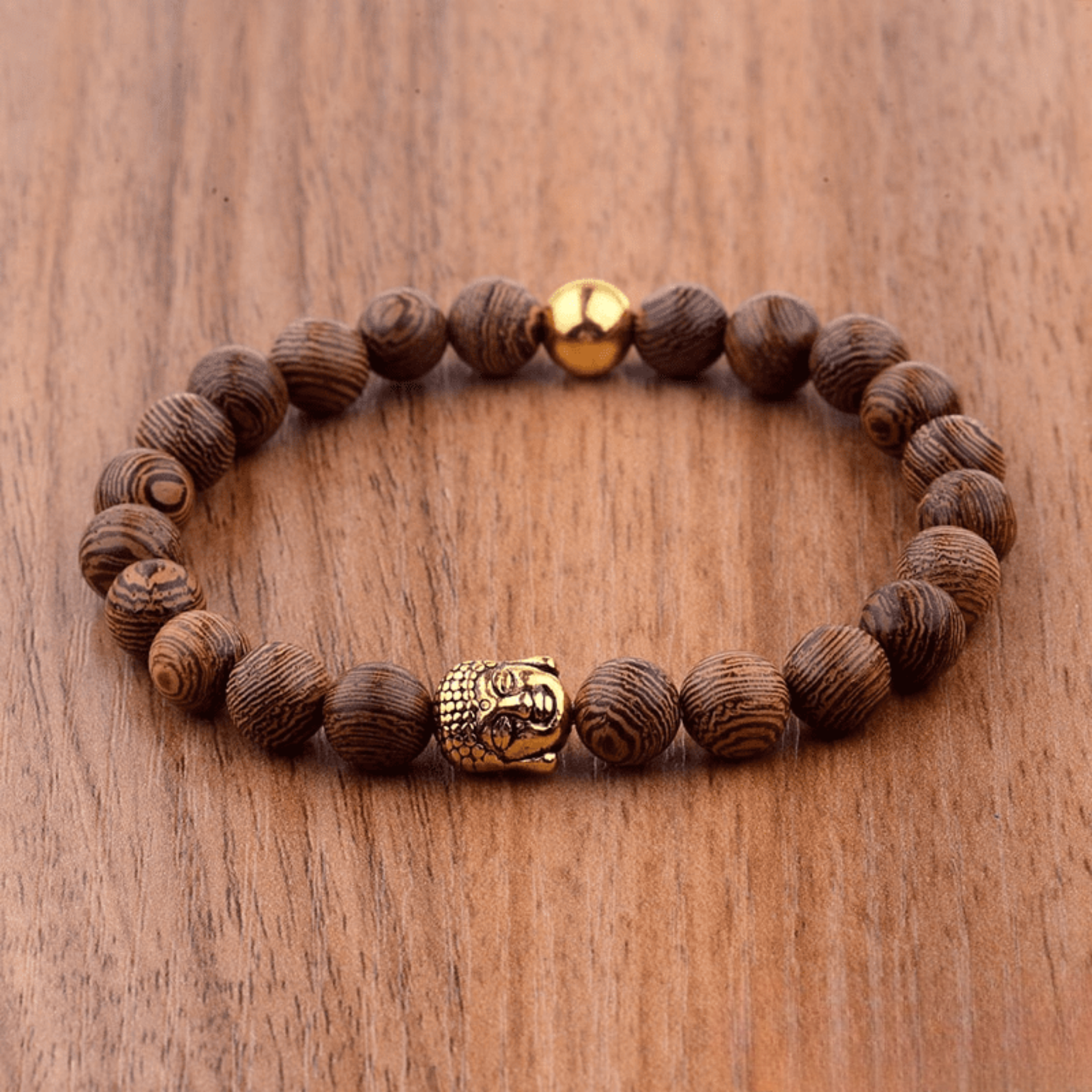 Bracelet Bouddhiste en Bois