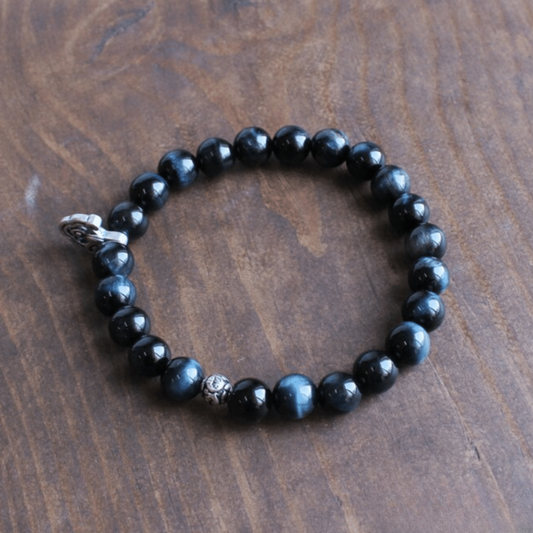 Bracelet Bouddhiste en Oeil de Faucon