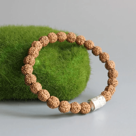 Bracelet Bouddhiste en Rudraksha