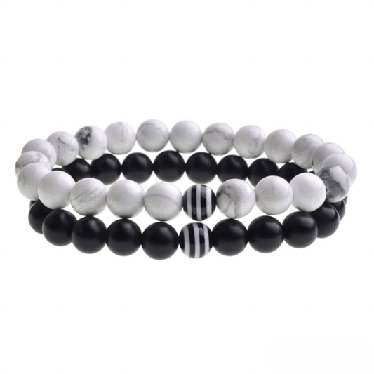 Bracelet Distance - Noir et Blanc