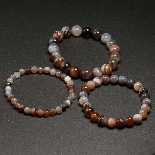 Bracelet en Agate Botswana Qualité AAA+