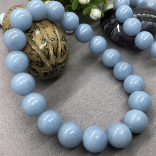 Bracelet en Angélite Qualité Supérieure