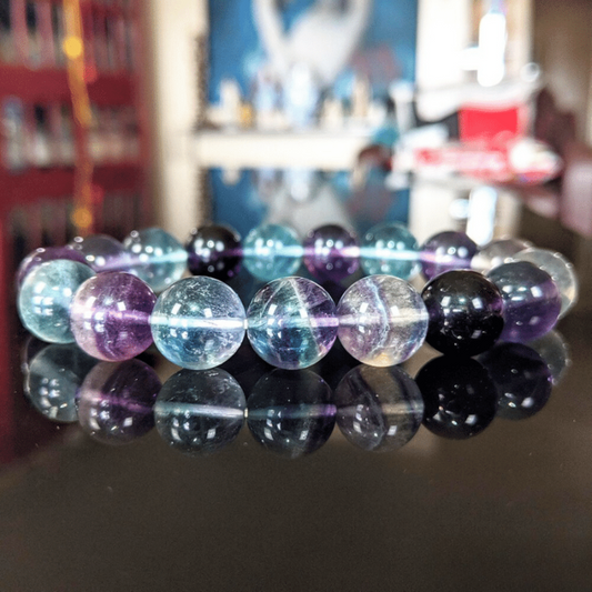 Bracelet en Fluorite 12MM