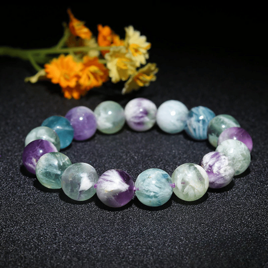 Bracelet en Fluorite Multicolore