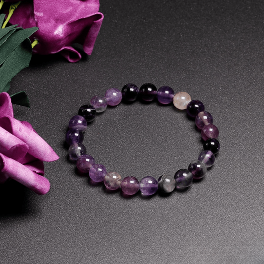 Bracelet en Fluorite Violette