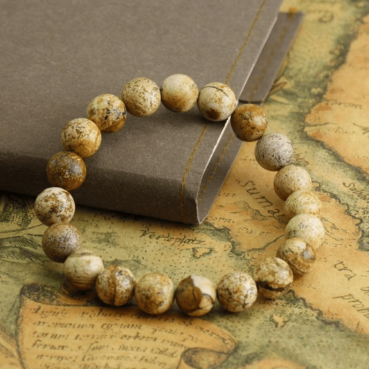 Bracelet en Jaspe Paysage