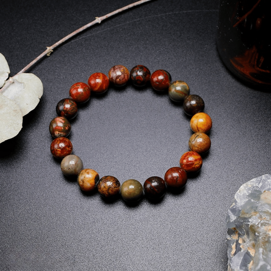 Bracelet en Jaspe Picasso Qualité AAA+