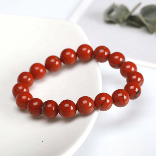 Bracelet en Jaspe Rouge