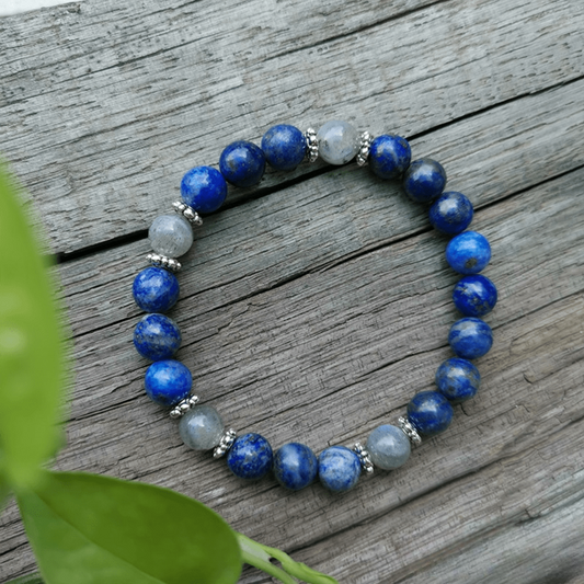Bracelet en Lapis Lazuli et Labradorite