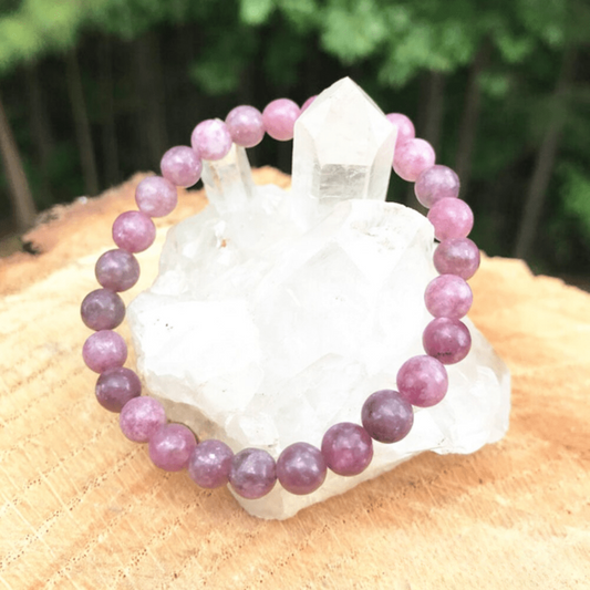 Bracelet en Lépidolite