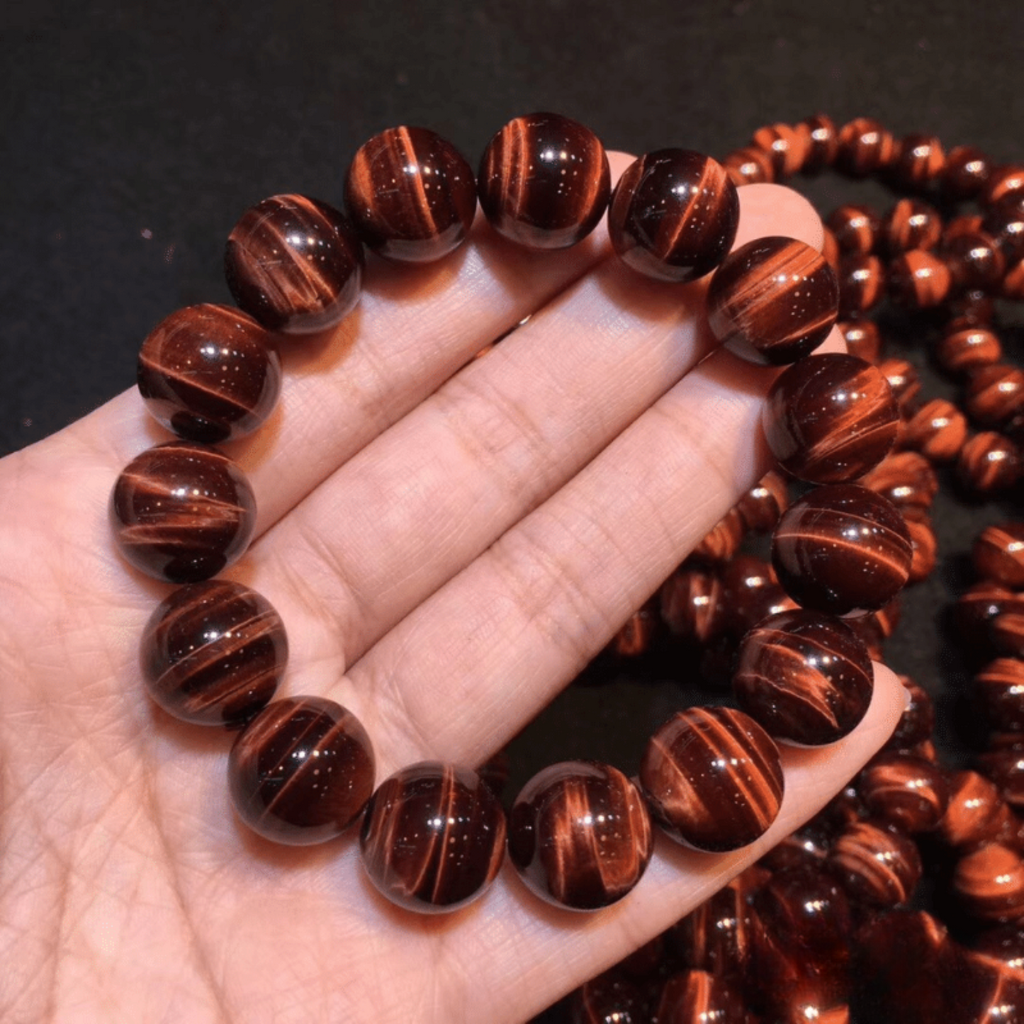 Bracelet en Oeil de Taureau - Qualité AAA