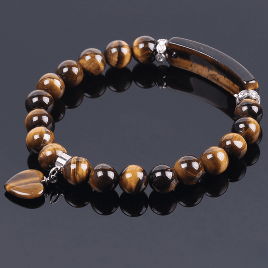 Bracelet en Oeil de Tigre pour Femme