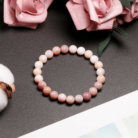 Bracelet en Opale Rose Qualité AAA+