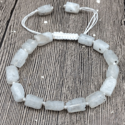 Bracelet en Pierre de Lune Brute