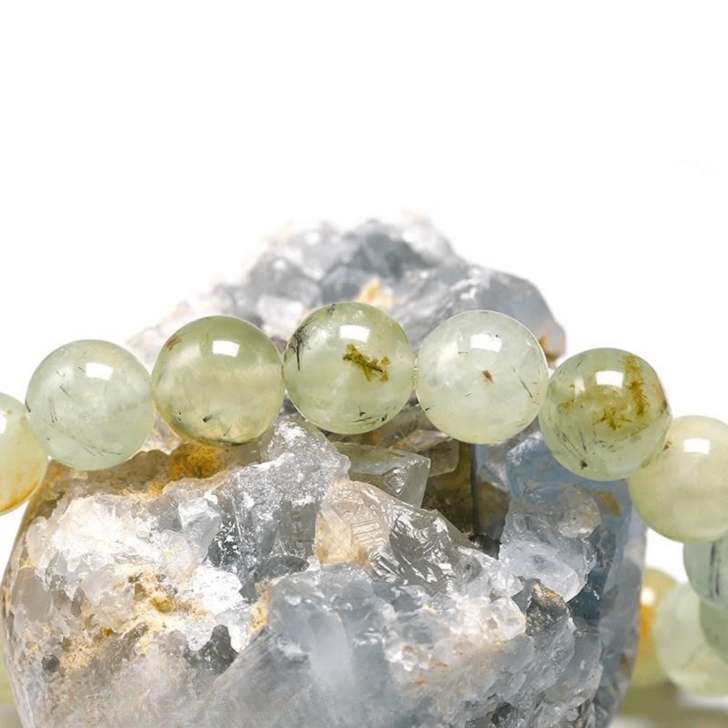 Bracelet en Préhnite Qualité AAA+