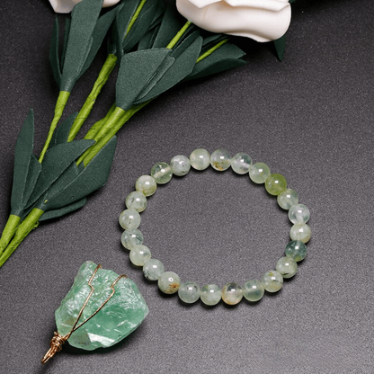 Bracelet en Préhnite Qualité AAA+